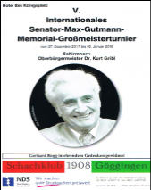V. Int. Senator-Max-Gutmann-Memorial-Grossmeisterturnier 2017-18