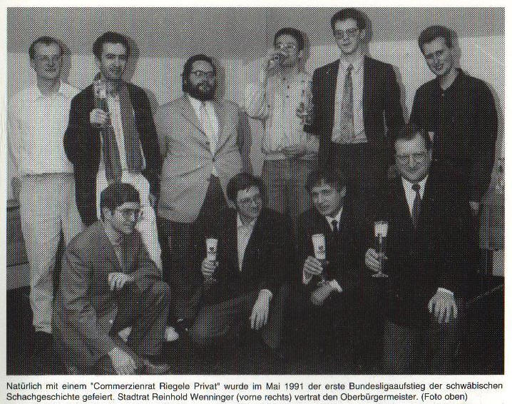 Foto zum Aufstieg in die 2. Bundesliga 1991